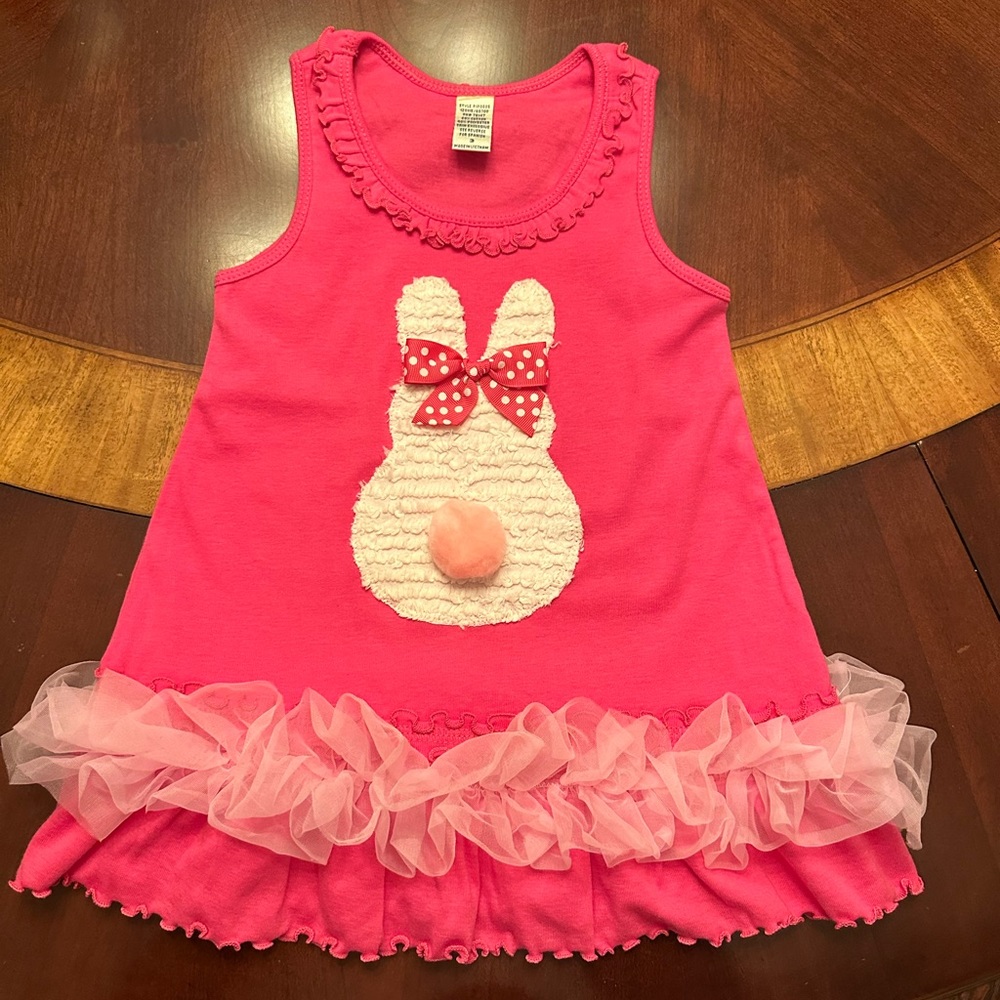 NWT Chenille Bunny Dress.
